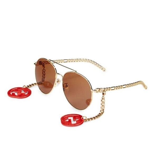 Gucci Round 61mm Sunglasses.NWT - Picture 3 of 12